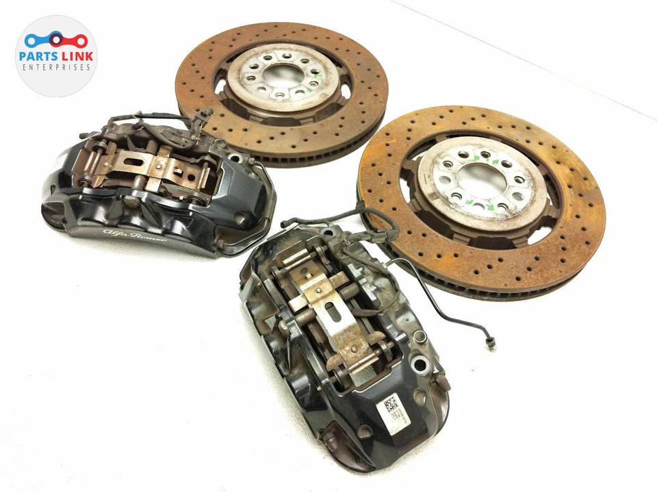 2017-19 ALFA ROMEO GIULIA CONJUNTO DE ROTOR PINÇA DE FREIO A DISCO DIANTEIRO QUADRIFOGLIO 2,9L - Imagem 1 de 4