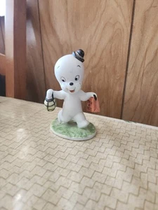 Casper The Friendly Ghost Ceramic Figurine * Harvey Pub. 1986 4.5” Viintage BOO - Picture 1 of 4