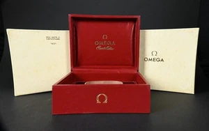 OMEGA 1960 RARE CONSTELLATION RED BOX & OUTER CARD BOX (NOS & 100% ORIGINAL)  - Picture 1 of 10