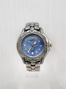 Reloj Seiko Scuba Titanium Diver 200m 7N35 6120 esfera azul vintage - Imagen 1 de 6