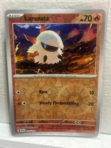Pokemon Surging Sparks Larvesta Reverse Holo Common Karte 024/191 NM - Bild 1 von 1