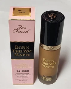 Too Faced Born This Way Matte 24 Hour Foundation Warm Sand Full Size - Picture 1 of 2