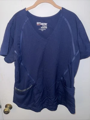 Grey’s Anatomy Scrubs Impact Xl Professional Wear Barco Dark Blue - Image 1 of 4