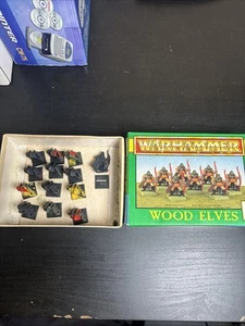 Oldhammer Warhammer Waldelfen Bogenschützen x13 Box Monopose Vintage 1996 selten - Bild 1 von 6