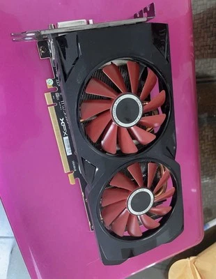 AMD RX 570 4GB Graphics Card - Thermal Paste Changed - Works Well - Image 1 of 3