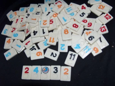 Rummikub Complete Set   106 Tiles  GAME OF ISRAEL tiles - 26 ounces - Image 1 of 4