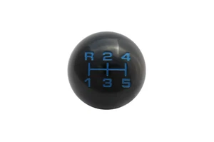 black R1 round gear shift knob 5 speed for ferrari - Picture 1 of 5