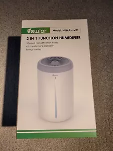 4.5L Cool Mist Air Humidifiers Diffuser For Home Bedroom Large Room Super Quiet - Picture 1 of 2