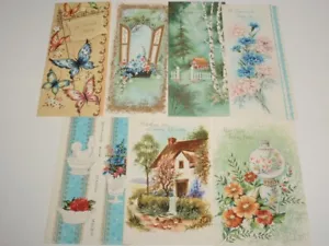Lot 7 Vintage Get Well Soon Grußkarten von Sunshine *ohne Umschläge* - Bild 1 von 8