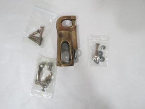 Vintage Merriman Bronze Spinnaker Schnurrbart Ausleger Stangenende Dreizack Logo Segelboot - Bild 1 von 7