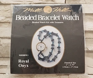Kit de reloj pulsera Mill Hill Royal Onyx con cuentas y tesoros MHBBW1 - Imagen 1 de 11