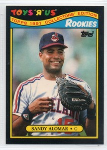 Sandy Alomar 1991 Topps Toys R Us Rookies #1 Indians