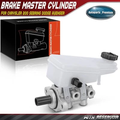 Brake Master Cylinder w/ Reservoir & Sensor for Chrysler Sebring Dodge Avenger - Image 1 of 4