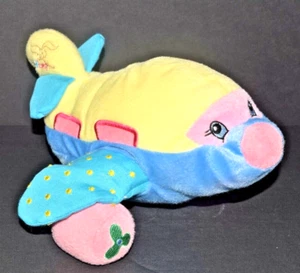 Bright Baby 2007 High Reach Learning Plush Airplane Pastel Crinkle Puppet Toy - Picture 1 of 10