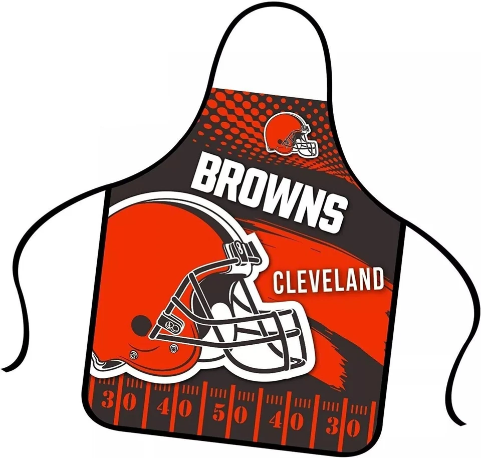 Delantal Cleveland Browns Color Talla Universal Corbata Trasera... Foto 1 de 1