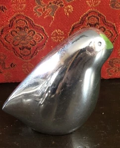 Leo Schimanszky Sammlung Hamster poliertes Chrom Skulptur/Briefbeschwerer - Bild 1 von 6