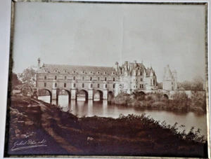 TIRAGE PHOTO GABRIEL BLAISE PAPIER SALE 1860 36X48CM CHATEAU DE CHENONCEAU - Bild 1 von 1