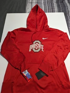 Pullover polar escarlata Nike Ohio State Buckeyes nuevo con etiquetas para hombre M - Imagen 1 de 18