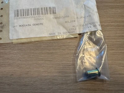 Pin de bloqueo de horquilla de freno de estacionamiento genuino OEM Mercedes-Benz N001434008070  Foto 1 de 4