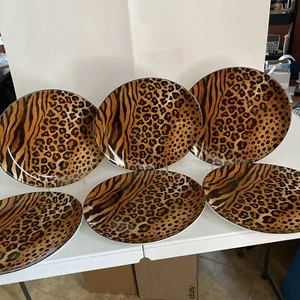Sakura Serengeti Leopard 11" Essteller S/6 Sue Zipkin Oval 1996 EUC PG-27 - Bild 1 von 14