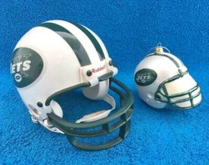 Riddell New York Jets Mini Helmet and Christmas Ornament - Picture 1 of 7