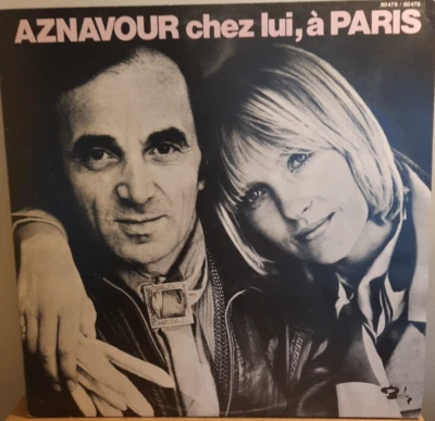 AZNAVOUR- chez lui,a PARIS 2×VINYL LP RE GATEFOLD FRENCH IMPORT VG+/VG+ - Image 1 of 4