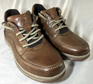 Rockport scarpa uomo World Tour classica in pelle stile CH3940 taglia 10,5 W - Foto 1 di 16