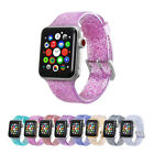 For Apple Watch Shiny Glitter Silicone Strap Ultra 9 8 7 6 5 4 3 SE iWatch Band