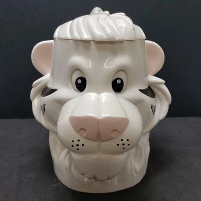 Caneca vintage lembrança tigre branco lanche copo Ringling Bros Barnum and Bailey Circus - Imagem 1 de 4