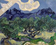 Vincent Van Gogh The Olive Trees Painting Giclee Print 8x10 on Fine Art Paper
