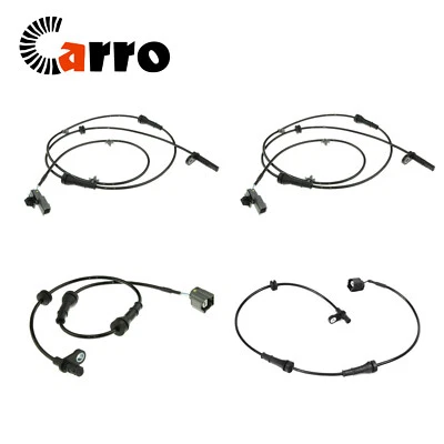 Juego de 4 nuevos sensores de velocidad de rueda ABS freno delantero + trasero para Nissan Juke 2011-2012 Foto 1 de 4