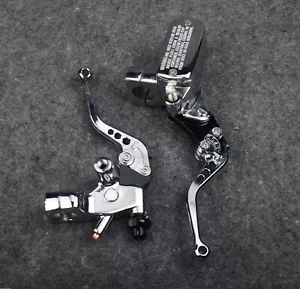 Chrome Brake Master Cylinder Clutch Lever for Honda STEED 400 shadow 600 VT750 - Bild 1 von 8