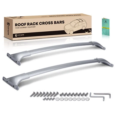 Silver Aluminum Alloy Roof Rack Cross Bars for INFINITI QX50 2014 2015 2016 2017 - Imagem 1 de 4