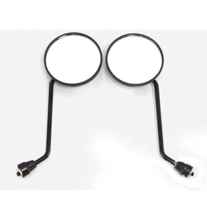#RJY 1 Pair 8mm Rear View Mirror GY6 Moped Scooter VESPA Chinese Sunl Roketa - Picture 1 of 6