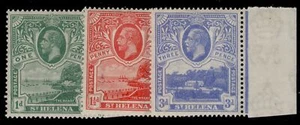 ST. HELENA GV SG89-91, 1922 WMK MULT SCRIPT set, NH MINT. Cat £35. - Picture 1 of 1