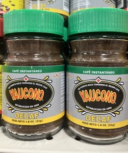 2 Yaucono Instant Coffee Decaf, Arabica, Medium Roast, from Puerto Rico, Glass - Picture 1 of 5