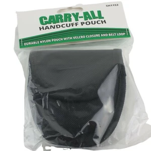 Soporte para bolsa de mano negro nailon 4"" x 5"" bucle de cinturón - Imagen 1 de 2