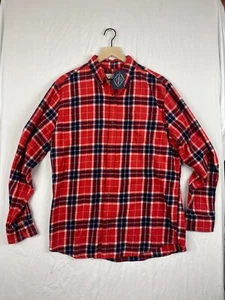 St. Johns Bay Signature Flannel Super Soft Button Shirt Mens Large Long Sleeve - Picture 1 of 15
