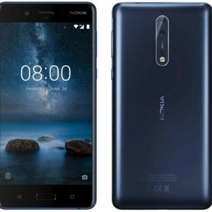 Nokia 8 - 64GB - hartowany niebieski (odblokowany) smartfon - klasa A - Zdjęcie 1 z 1