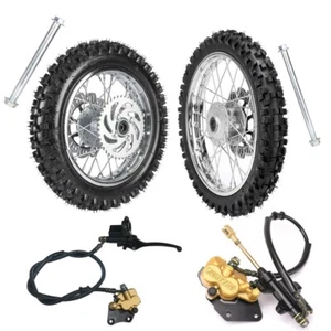 Front Rear 60/100-14 80/100-12 Wheel for 12mm Dirt Bike Apollo SSR Taotao - Picture 1 of 18