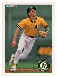 Scott Brosius - Oakland Athletics (MLB) - 1994 Fleer Baseball # 256 Mint - Picture 1 of 1