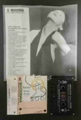 Madonna Remixed Prayers Taiwan cassette +insert - Image 1 of 2