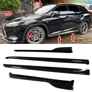 Side Skirts Body Kits 4PCS Fit FOR Lexus RX200t RX300 5DR Sport 2017-2022 Black - Picture 1 of 5