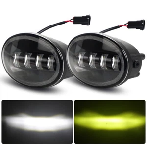 Luces antiniebla LED blancas+amarillas para Honda Civic sedán 2009 2010 2011 2012 2013 2014 - Imagen 1 de 13