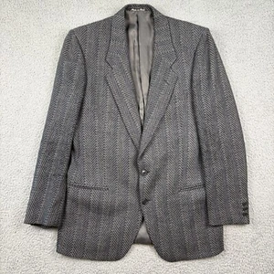 Chaqueta Abrigo Deportivo De Colección Mani Giorgio Armani Blazer Para Hombres 38R Gris Lana Espiga - Imagen 1 de 17