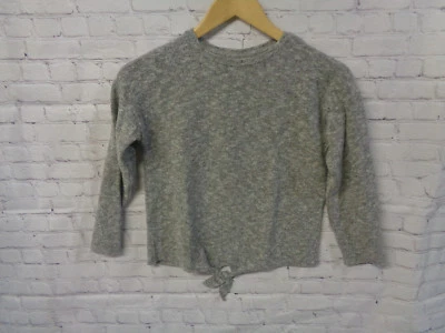 ! Zara Girls Casual Grey Melange Sweater Jumper Sz. 8, 128 cm - Image 1 of 4