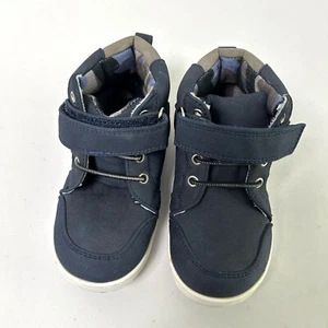 Stivali BORN Bailey Levi-T bambino 8 blu navy ad anello con gancio alti - Foto 1 di 10