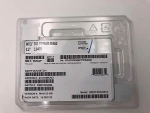 3.84TB Intel D7-P5510 Series SSD NVME U.2 2.5" SSDPF2KX038TZ01 Solid State Drive - Afbeelding 1 van 3