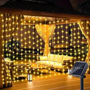 Fairy Curtain Lights String LED USB Party Christmas Wedding Xmas 300 Light - Picture 1 of 22
