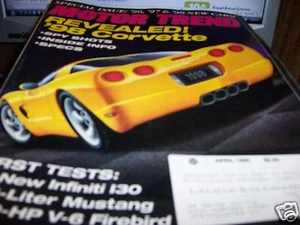 Motor Trend Magazine 4/1995 Corvette '98 - Imagen 1 de 1